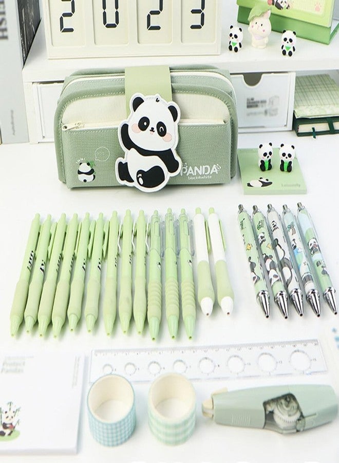 GETNAKSH Large Capacity Detachable Cartoon Pencil Case Detachable Cute Aesthetic Pencil Case for Girls Multifunctional Stationery Organizer for School Office (G P Pouch) - Image 5